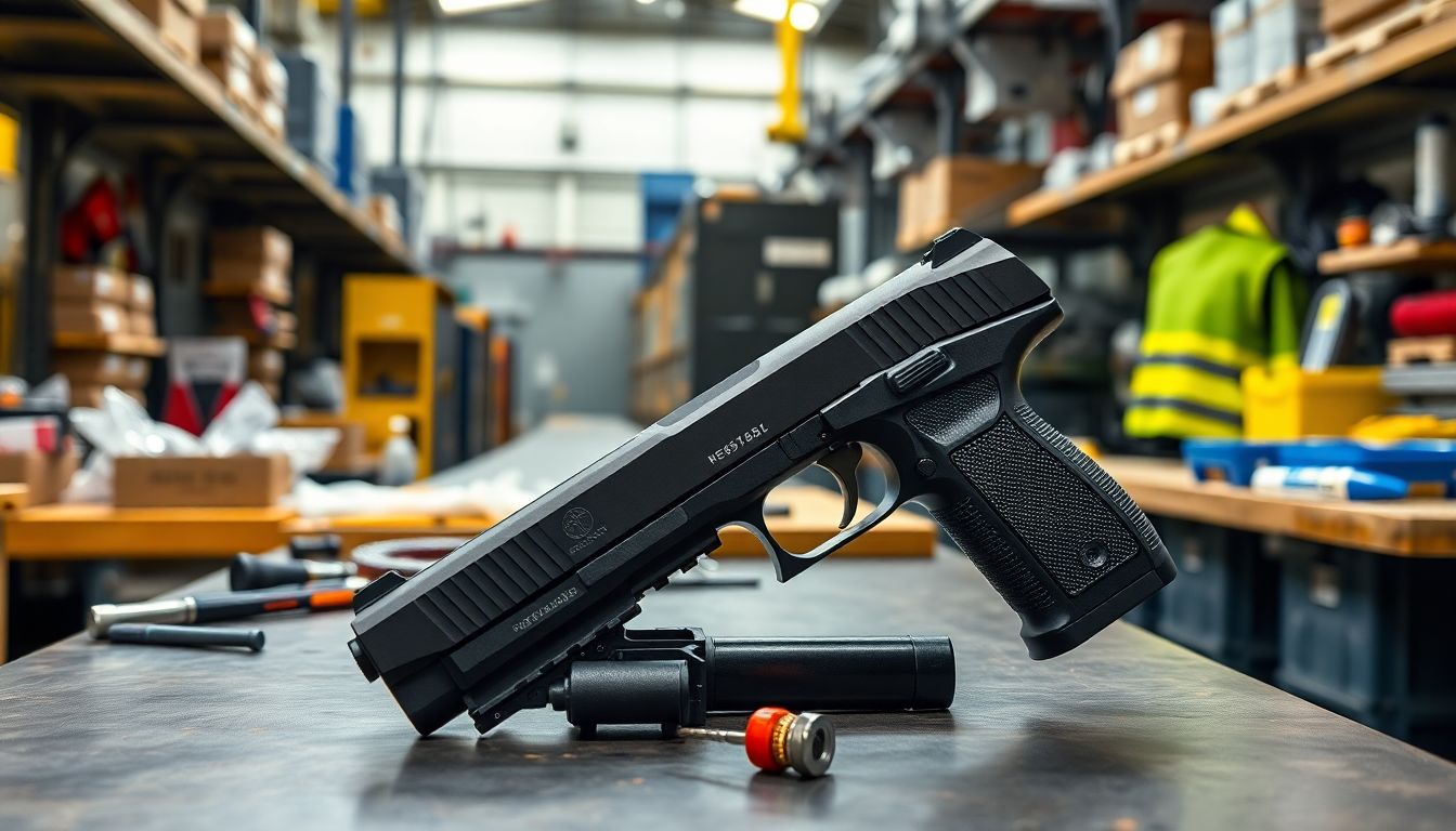 Pistola Retractiladora