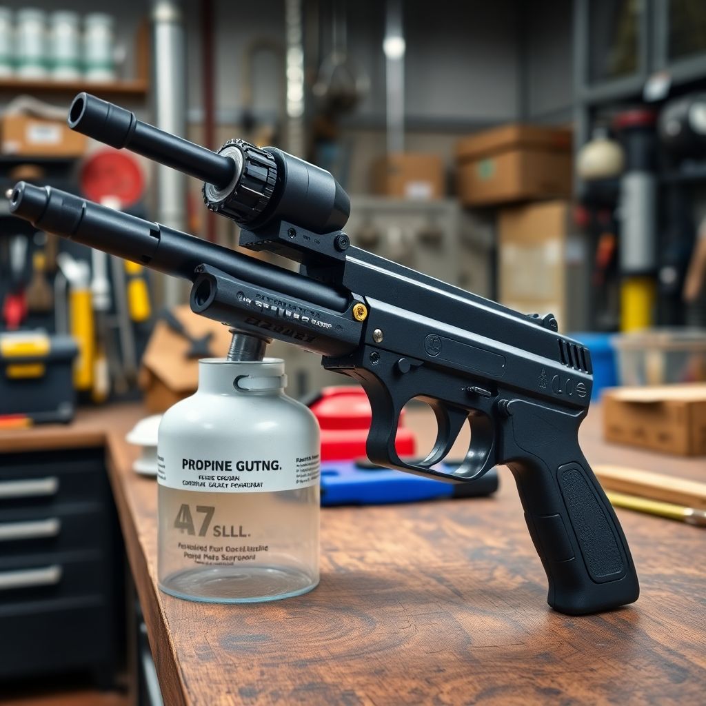 Pistola Retractilar Propano