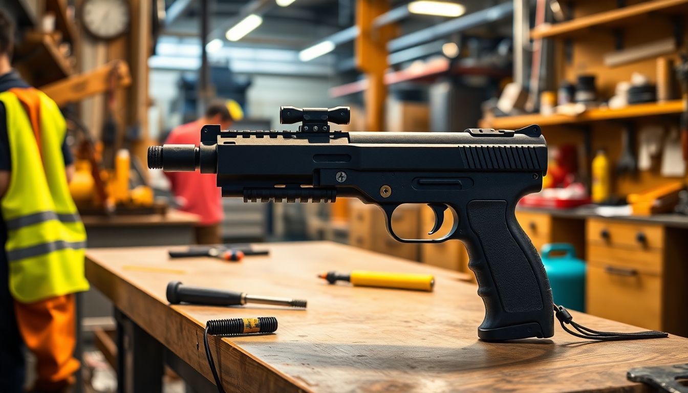 Pistola Retractilar Propano